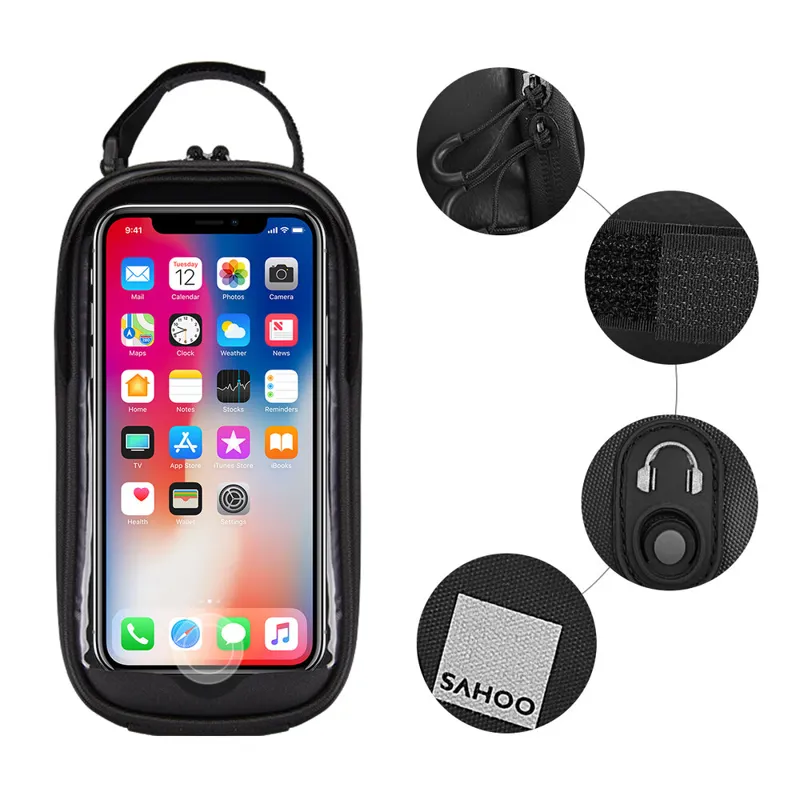 Sahoo Smartphone Top Tube Phone Frame Bag-1