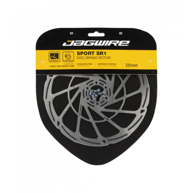 Sport SR1 Disc Brake Rotor - 6- Bolt Silver-2