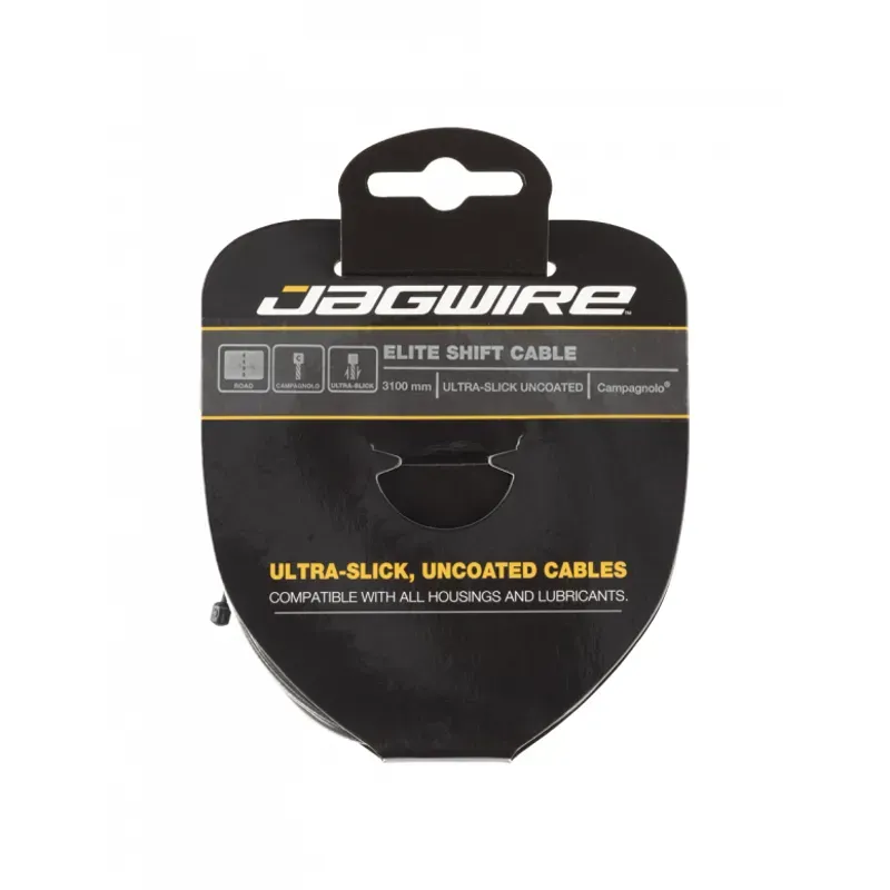 Elite Shift Cable - Polished Ultra-Slick Stainless - Campag Silver-2