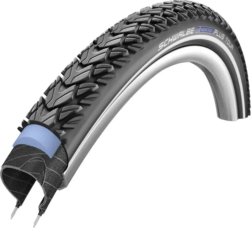 Schwalbe Marathon Plus Tyre - 26x1.75 Smartguard