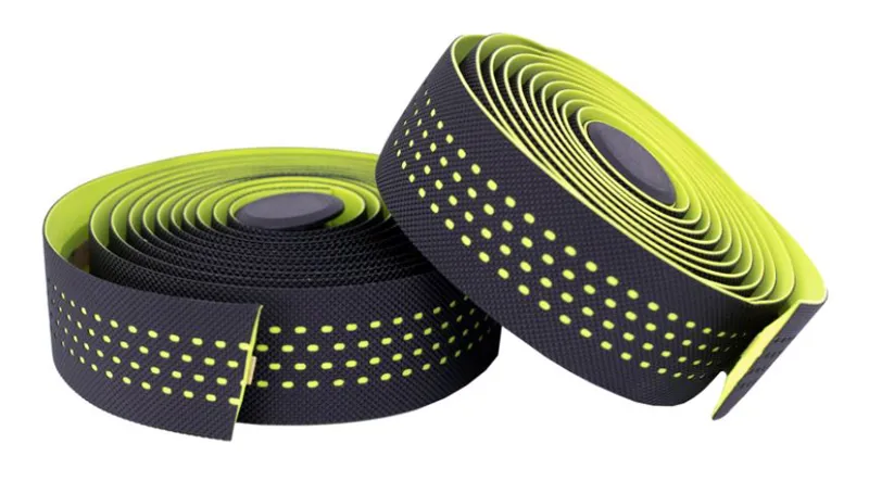 KranX Stretta Primo-High Grip Anti-Shock H-bar Tape in Black/Green