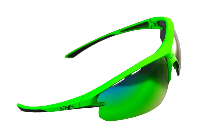 BBB Impulse Green Lens Sport Glasses in Green
