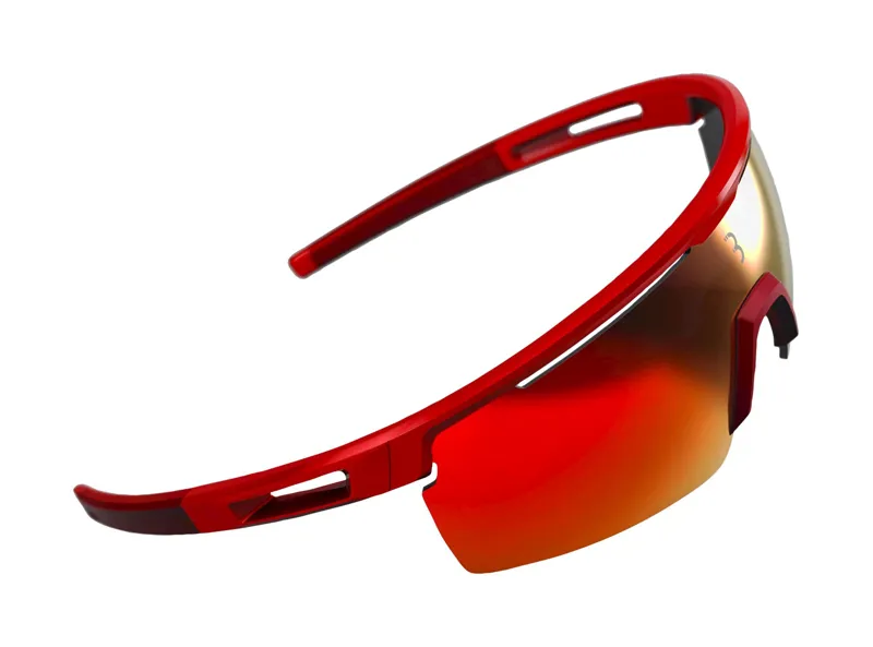 BBB Avenger Red Lense Sport Glasses in Red