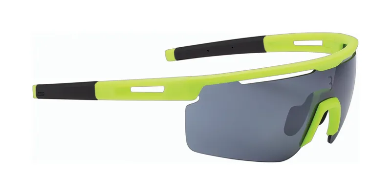 BBB Avenger Smoke Lense Sport Glasses in Yellow