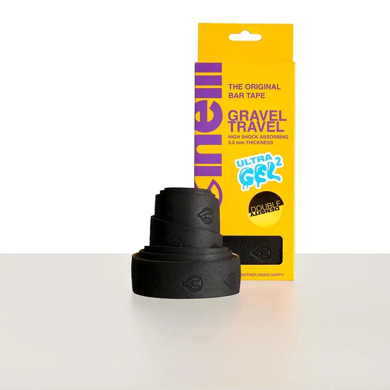 Cinelli Gravel Travel Suede Chubby Bar Tape in Black-1