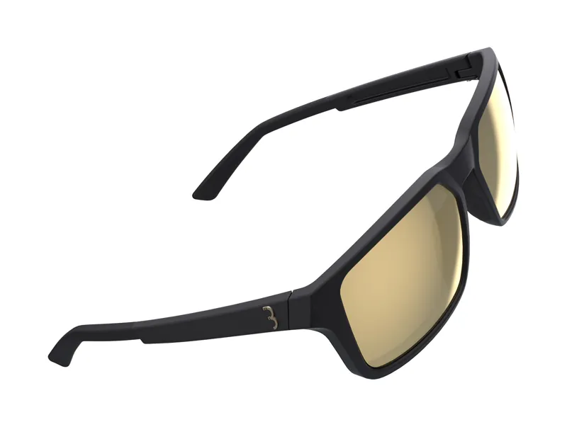 2021 BBB Spectre MLC Gold Lens Sport Glasses in Black