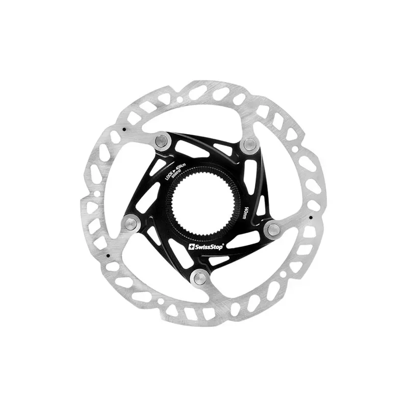 SwissStop Catalyst Race 160mm Centerlock Disc Rotor in Silver