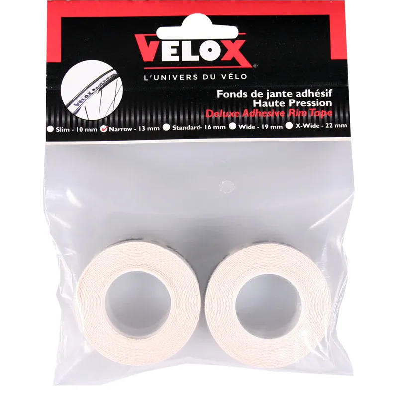 Velox 13mm Cloth Rim Tape in White