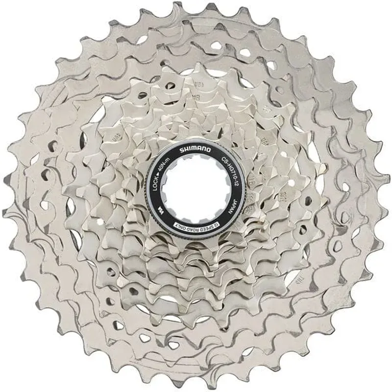 Shimano Cassette  HG710 12 Spd 11- 36 Silver 11 - 36 teeth