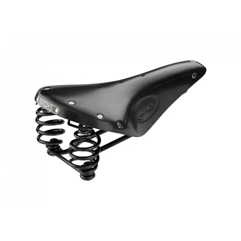 Brooks Flyer Steel Rail 175mm Saddle in Black
