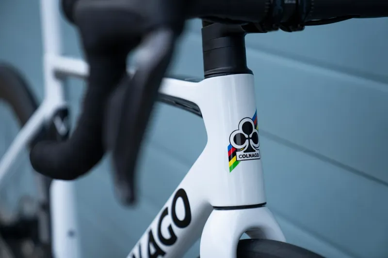 Colnago V3 Carbon Road Bike White/Black Classified Powershift Ex-Demo Size 50s-6