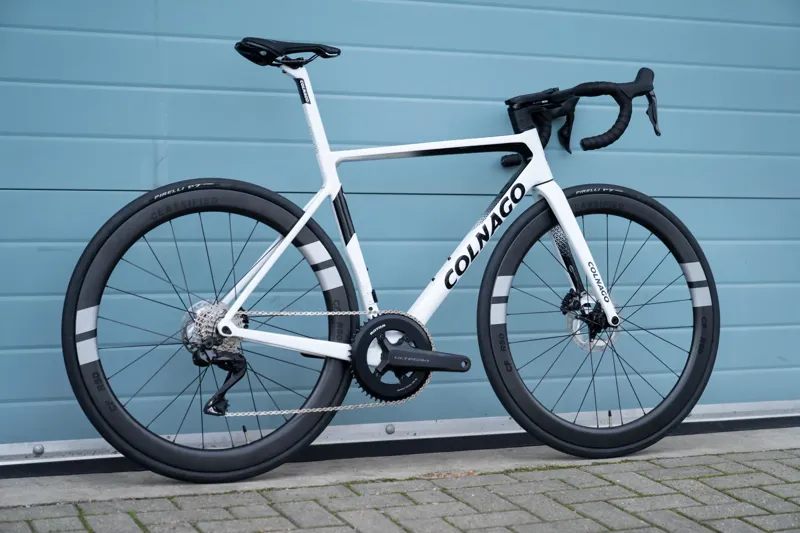 Colnago V3 Carbon Road Bike White/Black Classified Powershift Ex-Demo Size 50s-1