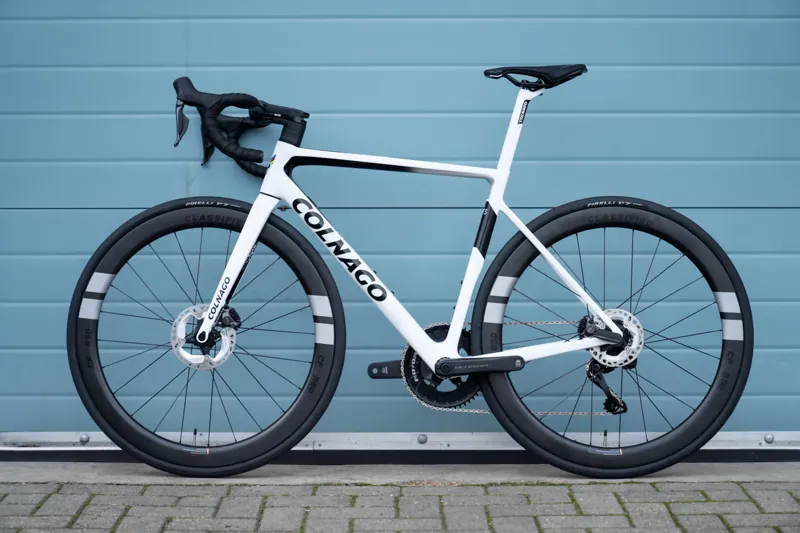 Colnago V3 Carbon Road Bike White/Black Classified Powershift Ex-Demo Size 50s-2