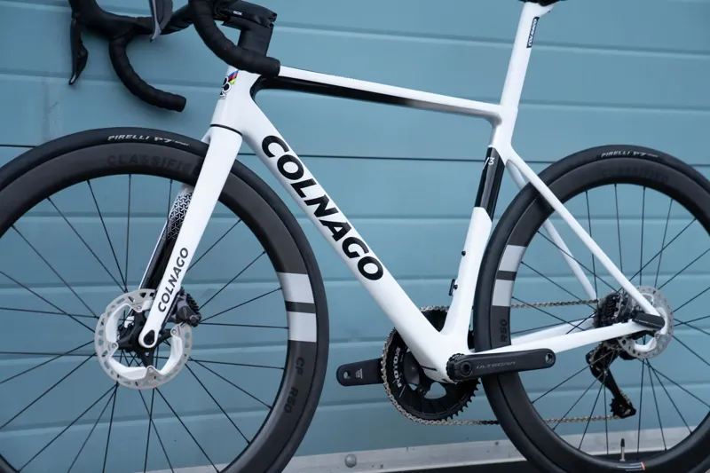 Colnago V3 Carbon Road Bike White/Black Classified Powershift Ex-Demo Size 50s-3