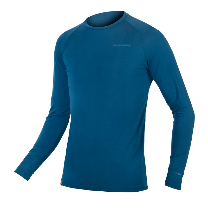 Endura BaaBaa Blend L/S Baselayer in Blueberry