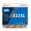 KMC X11-SL 118L Chain in Gold Black