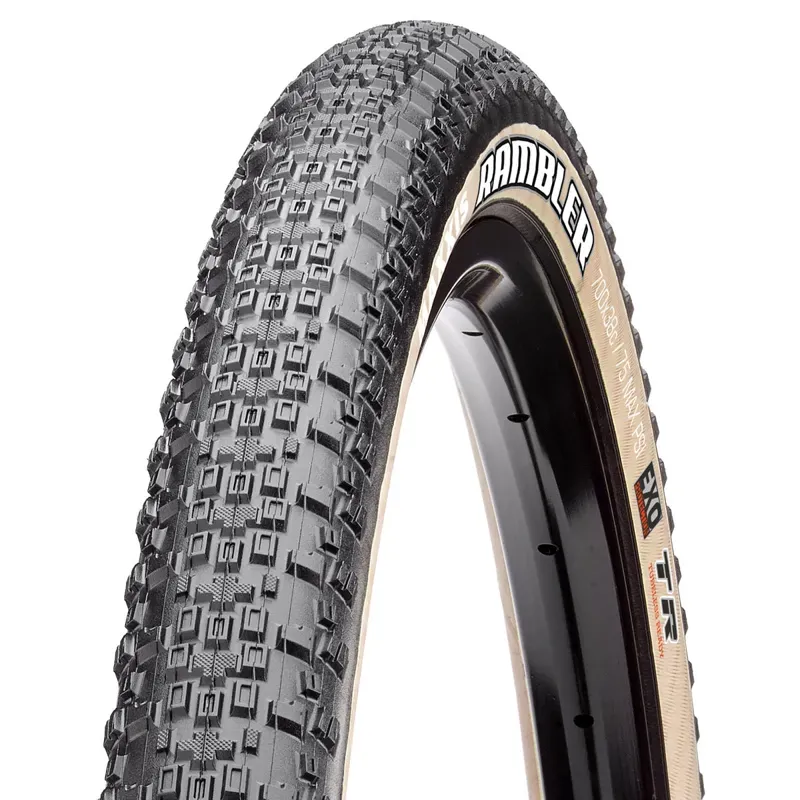 Maxxis Rambler 700x45c HYPR-X/EXO/TR Tire in Black/Tanwall