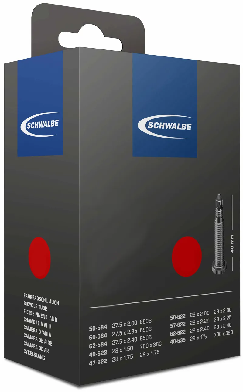 Schwalbe Presta Valve Inner Tube - SV19F 29x2.10/3.00 40mm