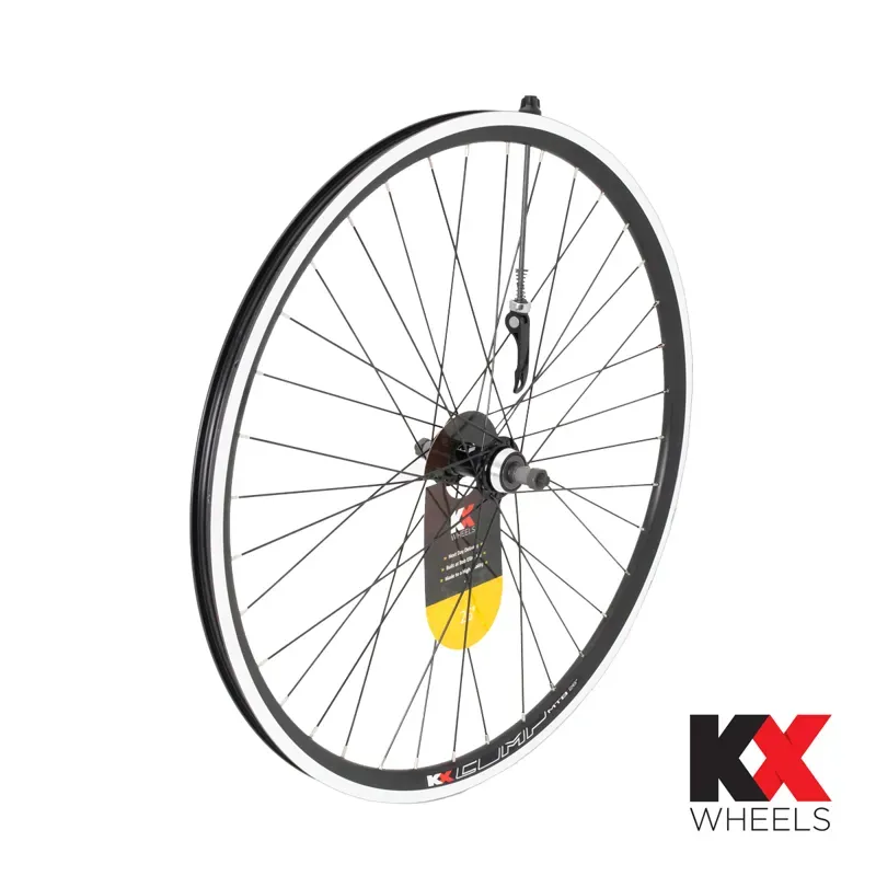 KX MTB Doublewall Q/R Screw On Wheel Rim Brake rear BLACK 26