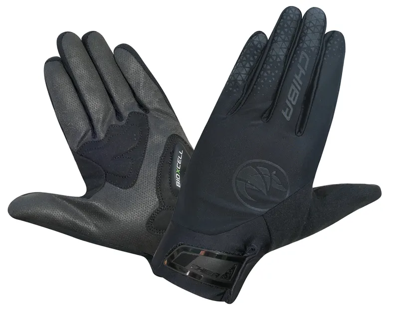 Chiba Bio-X-Cell Summer Touring Gloves In BLACK