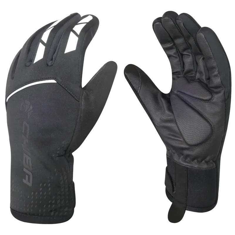 Chiba Gloves 2nd Skin Light-Line Windprotect Waterproof Gloves In Black