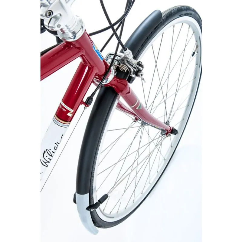 Mudguards  Part Reflective 700c x 20-28mm Two Colour Black/Silver 700c x 20-28mm-4