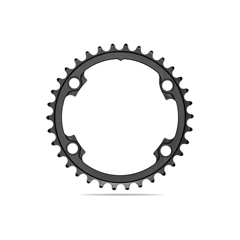 AbsoluteBlack ROUND 110BCD 4 holes 2X  asymmetric Shimano 9100/8000-1