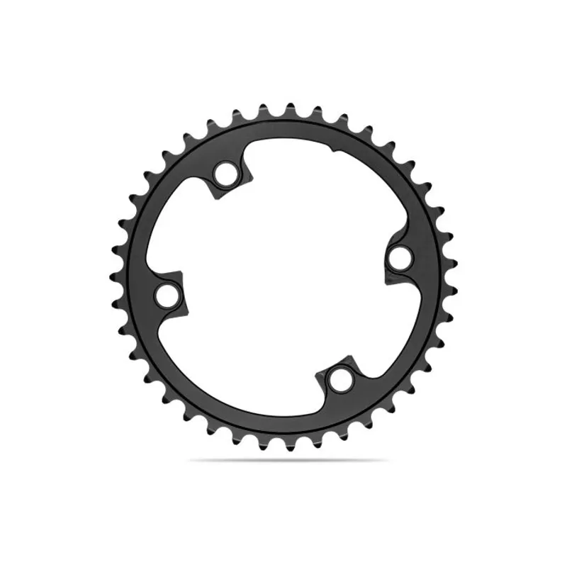 AbsoluteBlack ROUND 110BCD 4 holes 2X  asymmetric Shimano 9100/8000-2