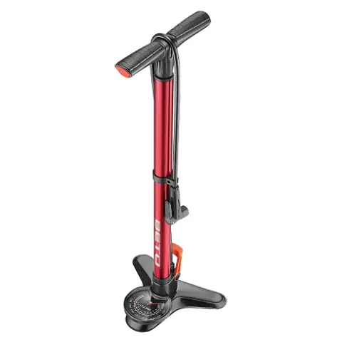 Bell Zephyr Bicycle Floor Pump - 130 PSI With Dual Valve Head