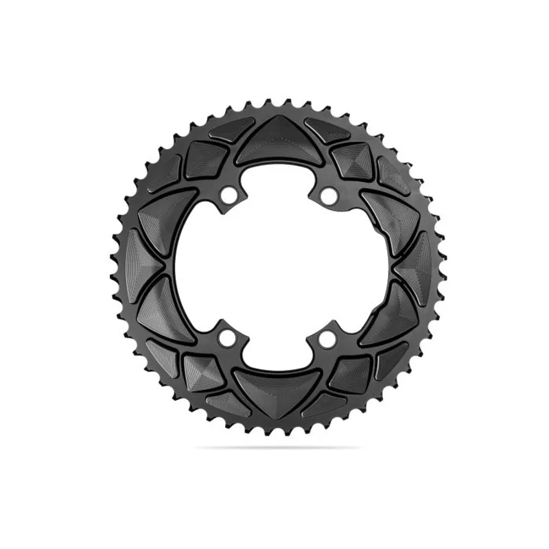 AbsoluteBlack ROUND 110BCD 4 holes 2X  asymmetric Shimano 9100/8000-3