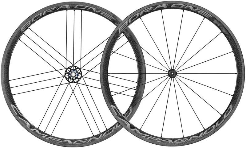Campagnolo Bora One tubular 35 rim brake wheel set campag freehub