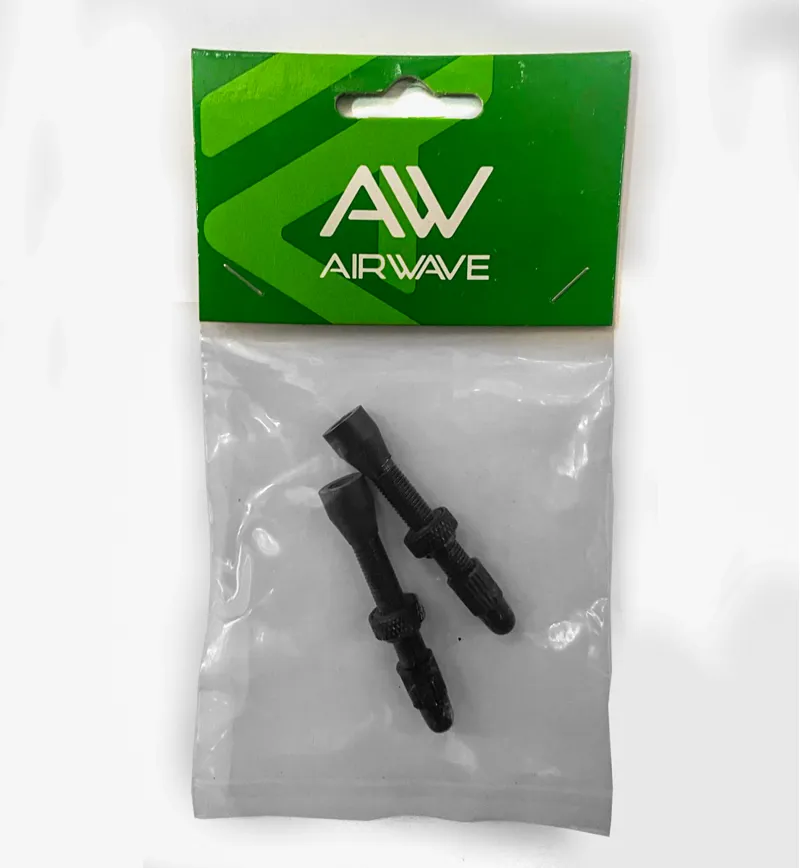 Airwave Universal Tubeless Presta Valves Black