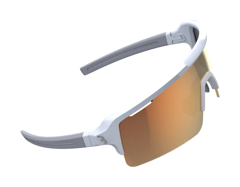 BBB Fuse Sport Glasses BSG- 65 Frame: White Lens: Orange Mlc-5