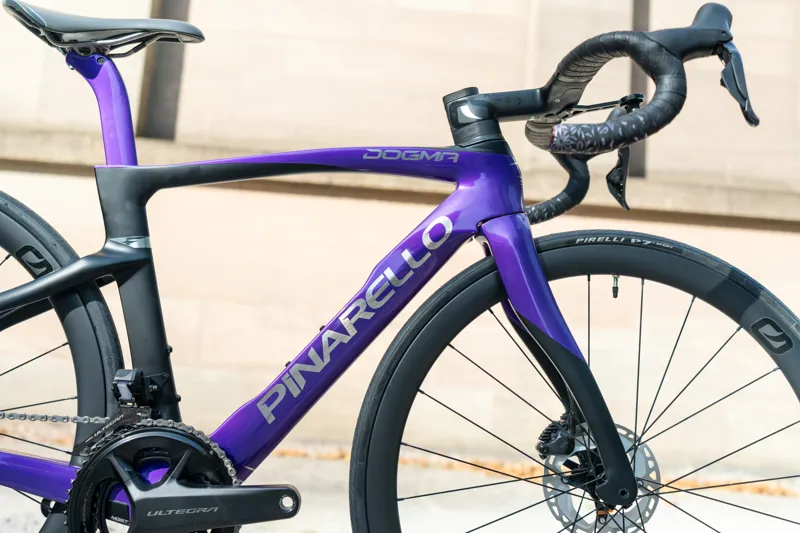 Pinarello Dogma F Electro Violet Ultegra Di2 road bike 55-5