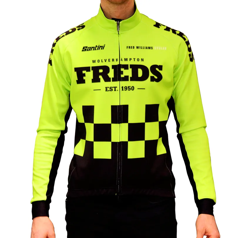 Freds Long sleeve Green winter jersey