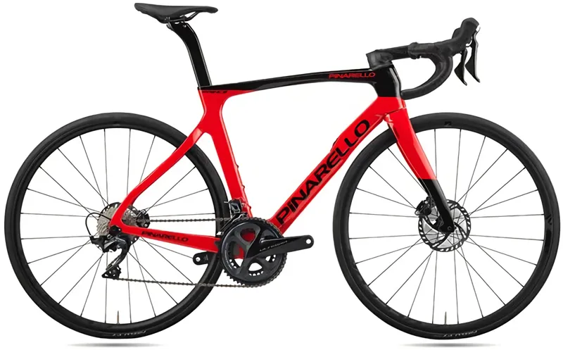 Pinarello Prince Disc Ultegra Di2 12S - Carbon Wheels - Red-1