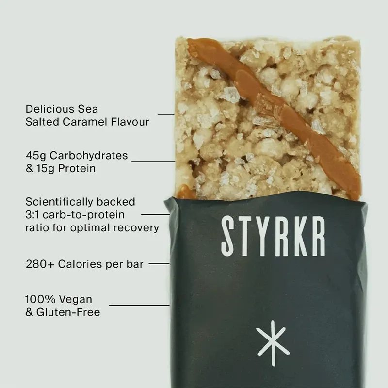 STYRKR - BAR+ Protein Rice Bar - Sea salted caramel-1