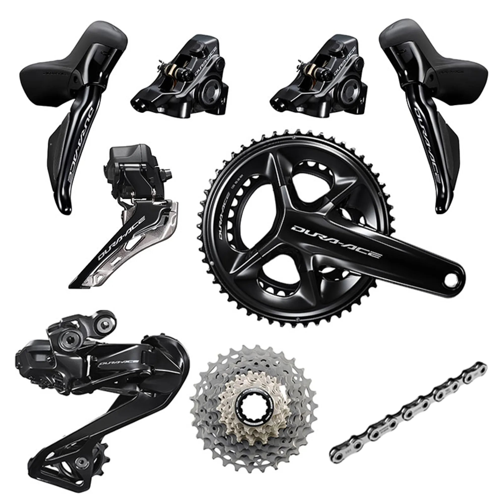 R9200 Dura Ace 12 Speed Di2 Disc Brake Groupset - Main Image