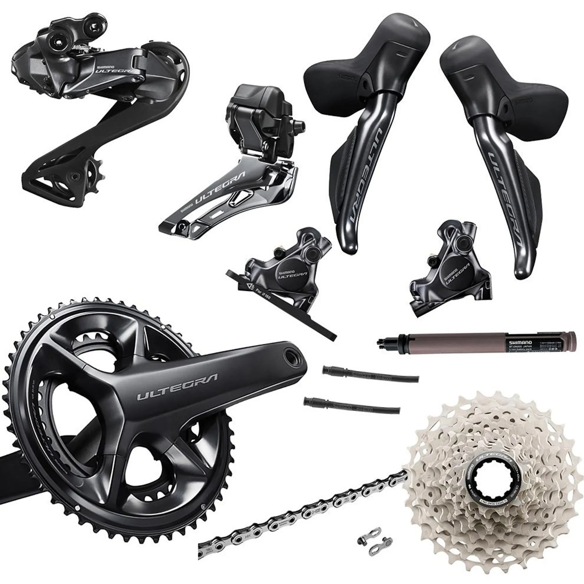 8100 Ultegra 12 Speed Disc Di2 Groupset - Main Image