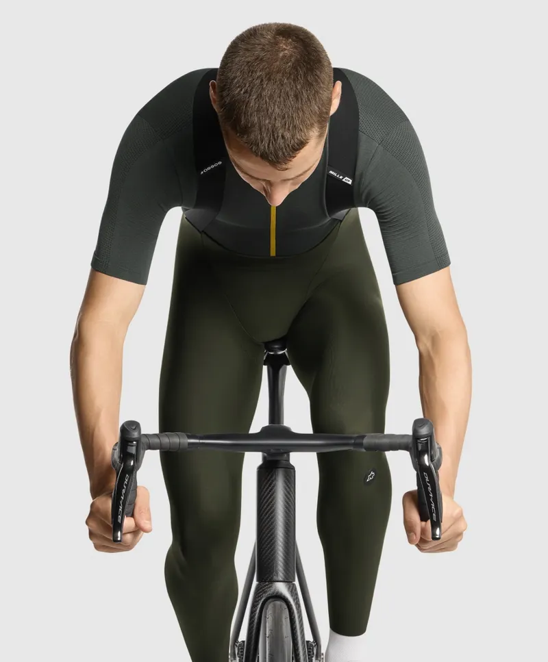 Assos Mille GT Spring Fall 2/3 bib tights S11 Deep Green-5