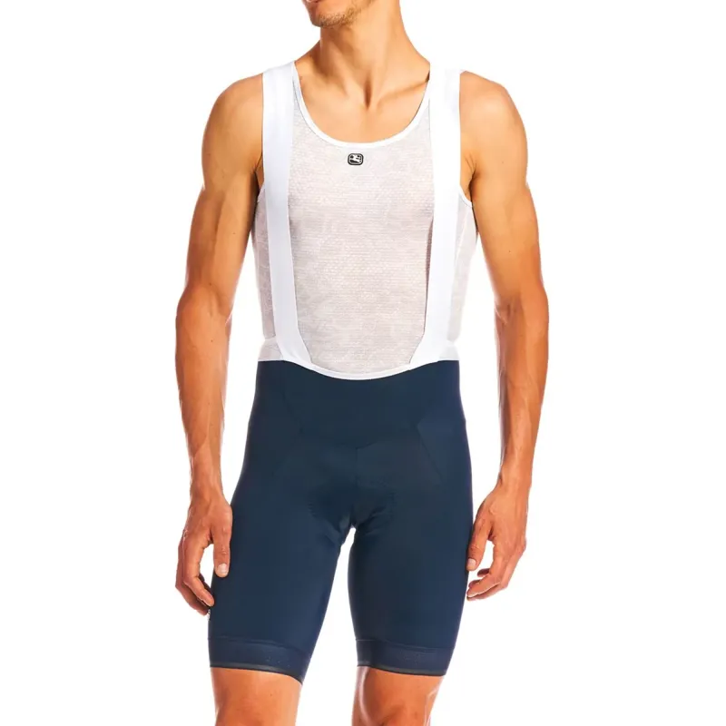 Giordana Fusion bib shorts - Midnight blue / Reflective