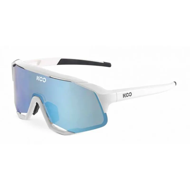 Koo Demos White Frame Turquoise Lenses Uni