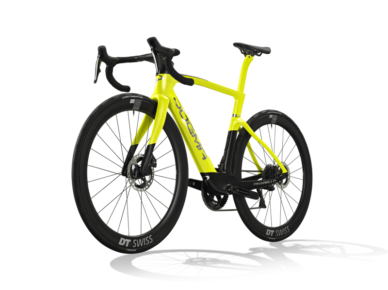 2025 Pinarello Dogma F Aurik Yellow Dura Ace Di2 Road Bike-1