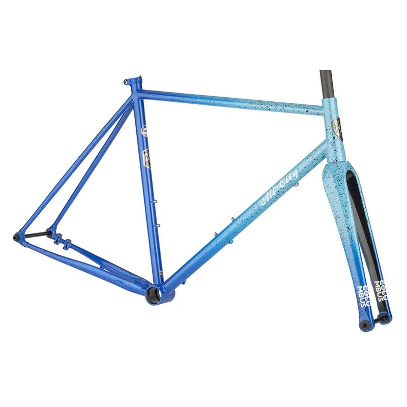 All City Nature Cross SS Frameset - Propane Flame Blue