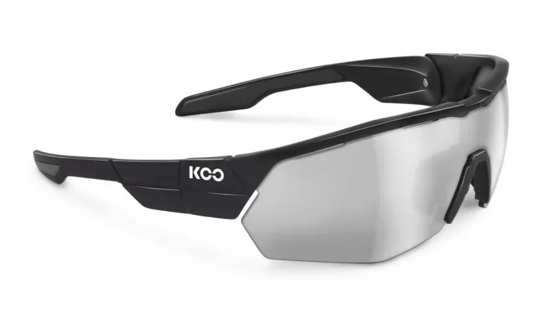 Koo  Open  Black  Smoke Mirror Lenses  Medium