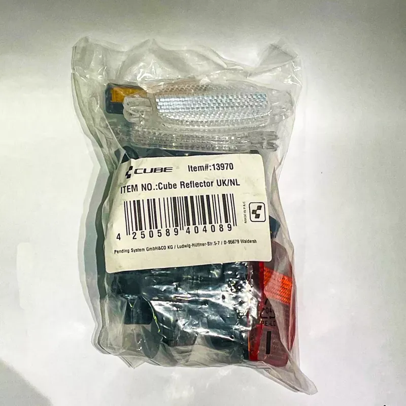 Cube Bicycle Reflector Set and Bell for MTB Road Gravel/Kids Bikes-6