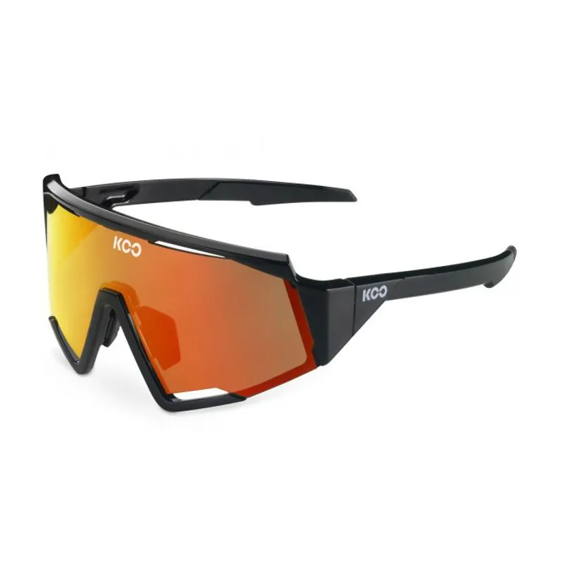 Koo Spectro Black Frame Red Mirror Lenses Uni