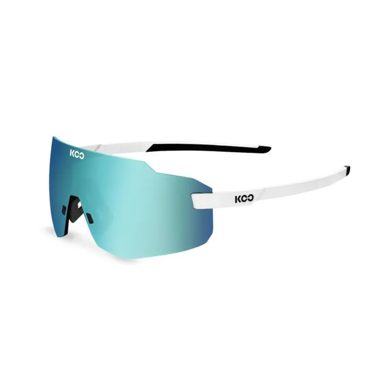 Koo Supernova White Frame Turquoise Mirror Lenses Uni