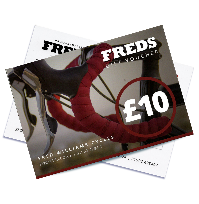 Freds Williams Cycles Gift voucher - 10