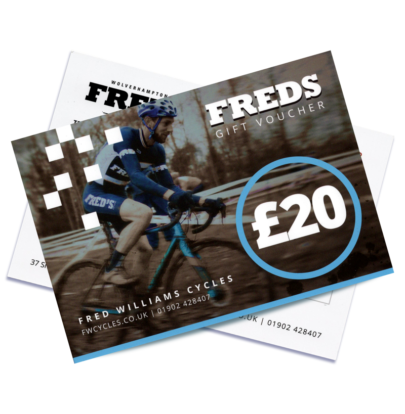 Fred Williams Cycles Gift voucher - 20